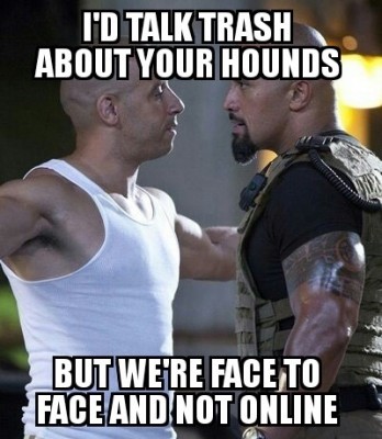 If it was in person and not on the forum!