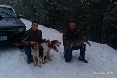 me holding eric cat him tryin to fight off the dog's:)