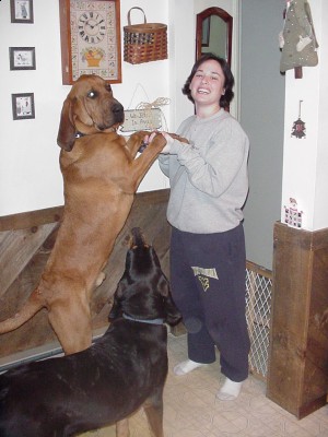 Tater and Amanda, February 22, 2006.JPG